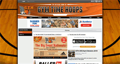 Desktop Screenshot of gymtimehoops.com